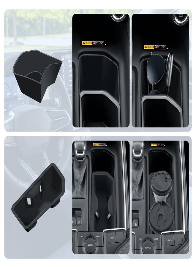 BIBIBO 2 Pack for 2025 Grand Highlander Silicon Central Control Cup Holder 2024-2026 Toyota Grand Highlander/2025 Grand Highlander Hybrid Control Insert Cup Holder 2025 Grand Highlander Accessories - Image 2