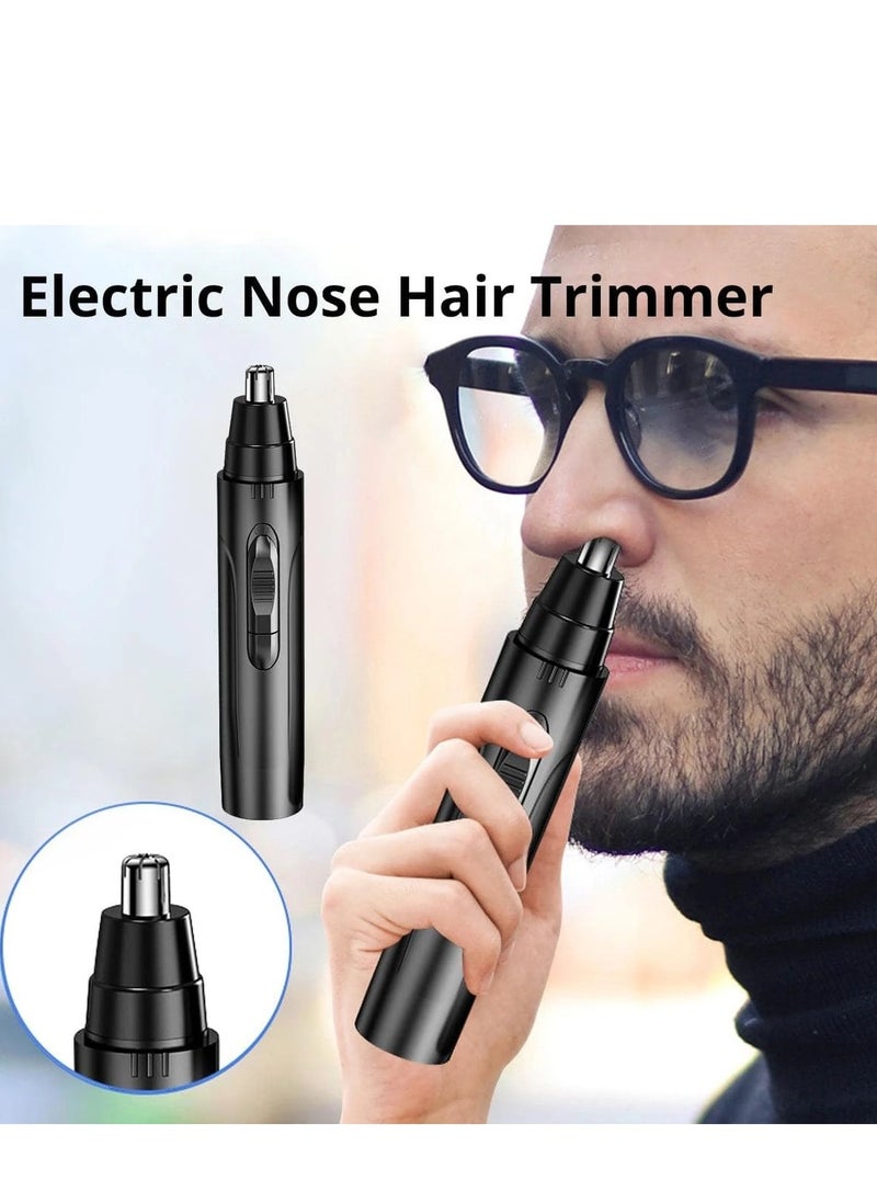 KHAJUL Ear and Nose Hair Trimmer Clipper for Men & Women, USB Rechargeable Professional Eyebrow Trimmer, Painless Facial Hair Remover, Washable Facial Hair Razor Shaver (Black)  - Image 3