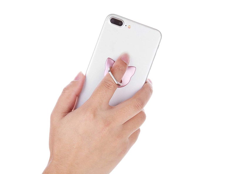 lenoup Cat Cell Phone Holder,360 Rotation Phone Ring Kickstand,Universal Cell Phone Ring Grip for Almost All Phones,Pad - Image 4
