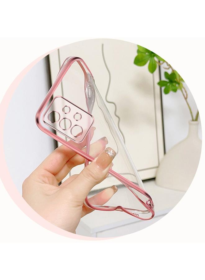 S-TOP Case For Samsung Galaxy A13 Plated Gradient Glitter Round Holder TPU Phone Case - Image 5