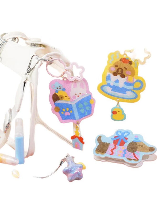 Toi Sand Painting Children'S Toy, Diy Sand Painting, Colored Sand Ornaments, Girls' Birthday Gift, Shimmering Sand Painting Collection - Image 2