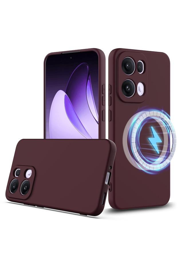 اس-توب جراب هاتف OPPO Reno13 Pro 5G Global مقاوم للصدمات من السيليكون Magsafe - Image 1