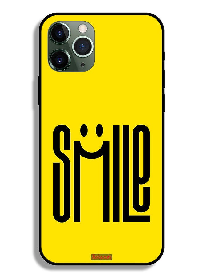 Tolwak Apple iPhone 11 Pro Max Protective Case Smile Art  - Image 2