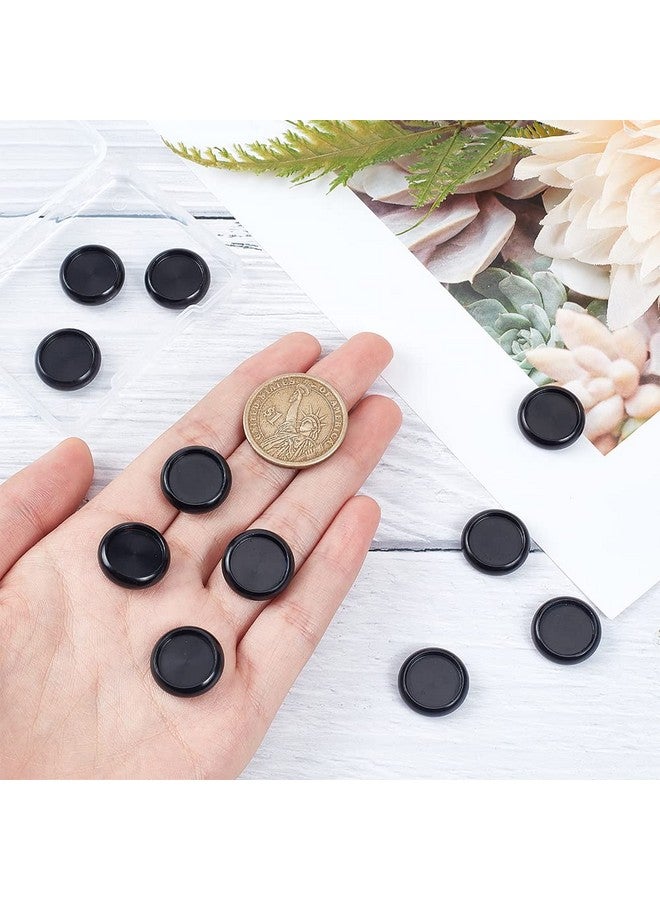 BENECREAT 11Pcs Aluminium Alloy Book Binding Discs, Flat Round Discbound Metal Expansion Discs For Discbound Notebook Artwork, Black, 0.7X0.2Inch - Image 3