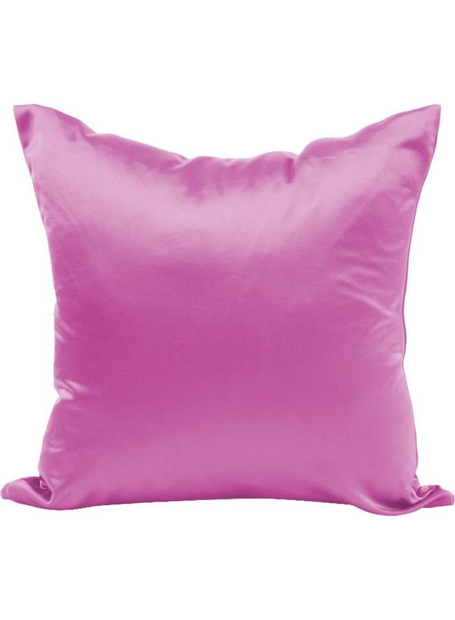 NIBEMINENT Solid Cushion Cover Pink 50x50cm - Image 1