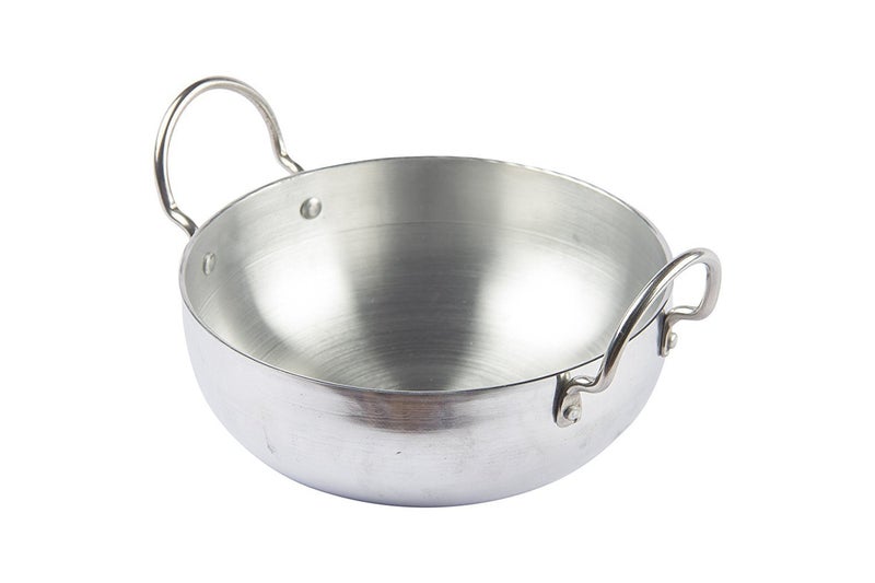 Tosaa - TPAK12N Premium Aluminium Kadhai, 1.75 Litres/21mm, Silver - Image 2