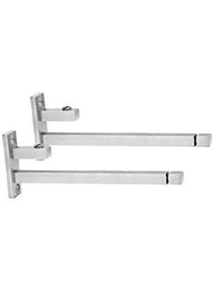 A TO Z A to Z Glass Polished finish Shelf Stand with F Bracket Transparent 10 X 9  - Image 5