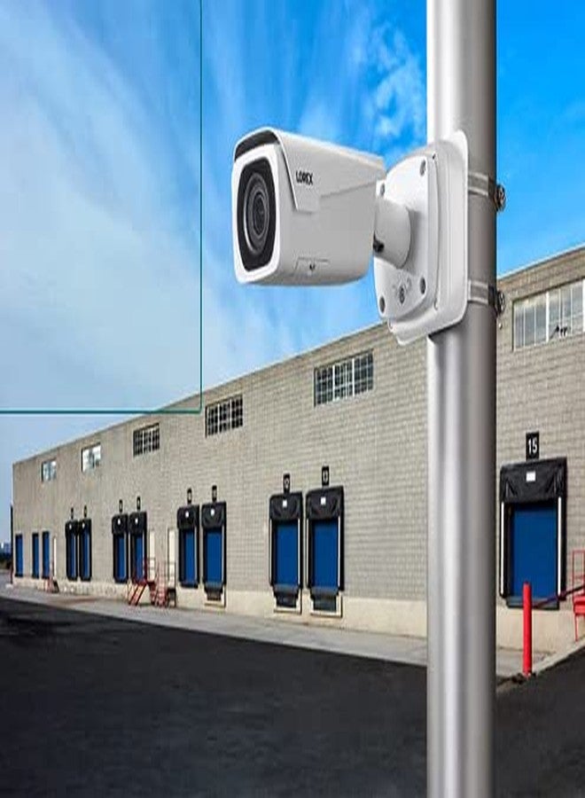 Lorex Pole Mount Bracket | Compatible with Lorex Security Cameras & Junction Boxes | Aluminum & Stainless Steel | Easy Installation | Weather-Resistant | Up to 6.6 lb Load | Black - Image 2