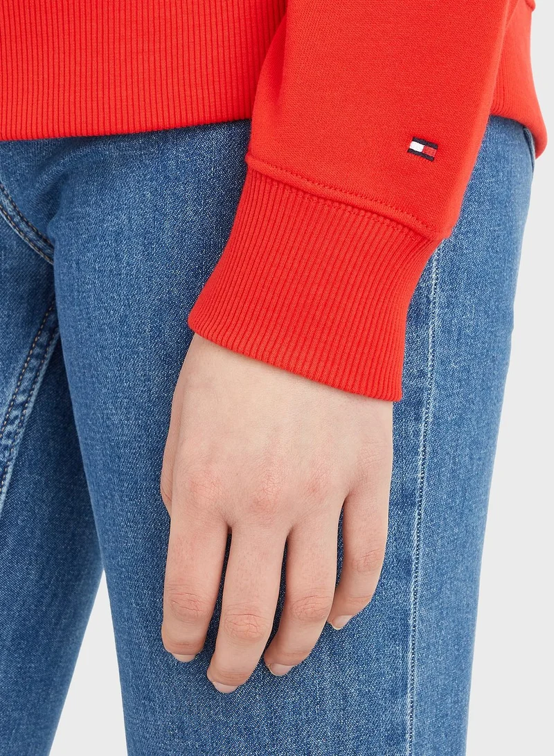 TOMMY HILFIGER Logo Knitted Hoodie