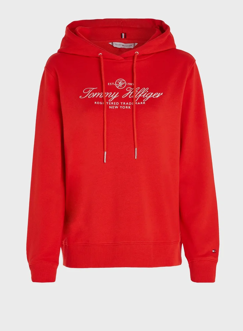 TOMMY HILFIGER Logo Knitted Hoodie
