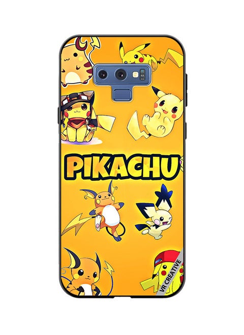 Protective Case Cover For Samsung Galaxy Note 9 Pikachu Surfing Design Multicolour