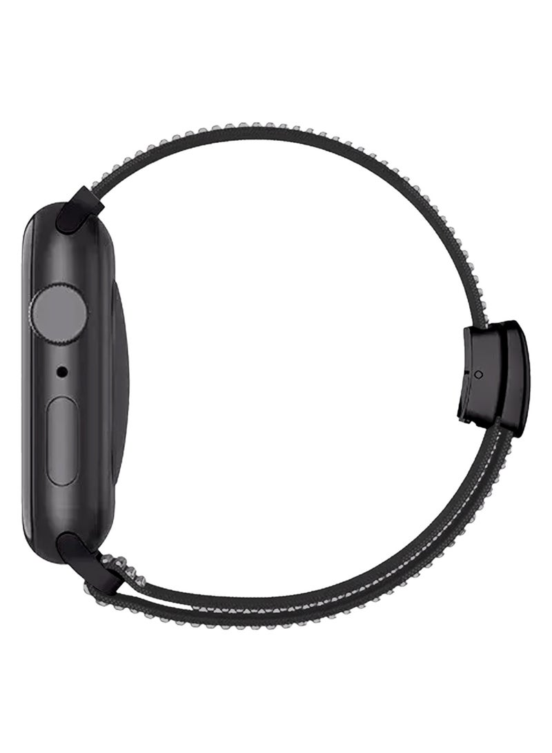 38mm/40mm/41mm/42mm(Series 10) Strap Band for Apple Watch Series 1-9, SE & Ultra - Rhinestone Sparkle Watch Band - Black - Image 2