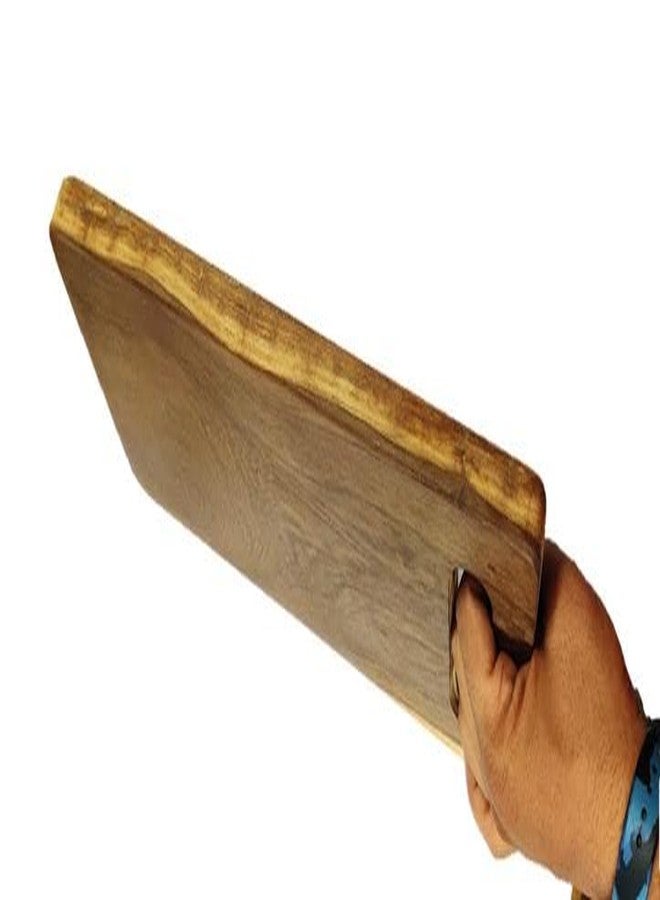 ARMAN SPOONS Wooden Chopping Board Teak Wood Chop/Cutting Board | Reversible | Anti-Bacteria - for Fruits and Vegetables, Chopping Board for Kitchen with 1 Year Warranty (Small) (12x5 inch) - Image 5