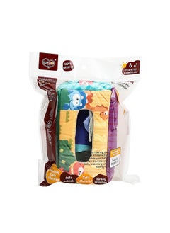 Generic Direct Baby Toys Tear-proof Tissue Box Tissue Finger Exercise Soothing Baby Cloth Book Cross-border-Color:Animal/3 Silk Scarves +3 Ringing Paper  - Image 5