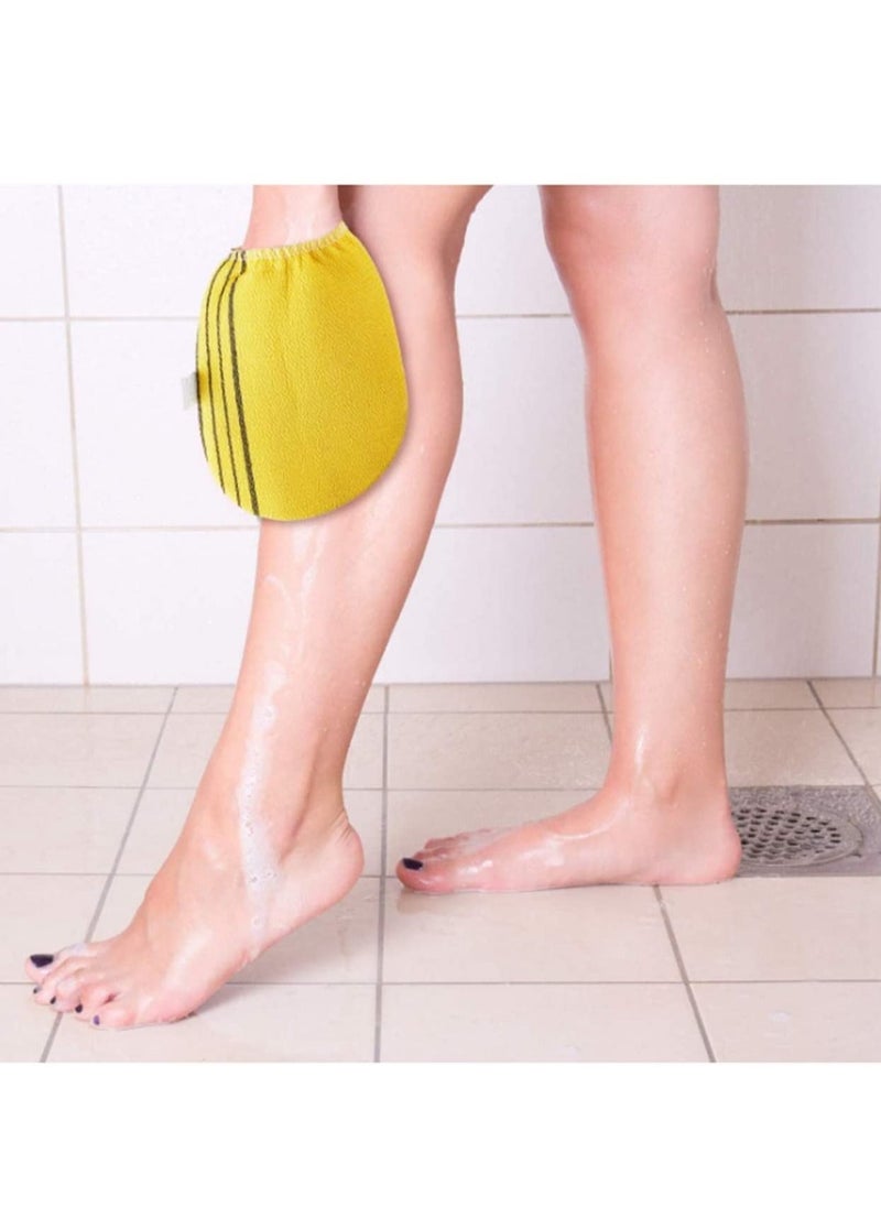 Generic - 5PCS/Set Exfoliating Bath Washcloth Body Scrub Portable Shower Towel Adults Washing Clean Exfoliate Towel Wash Cleaning - Image 1