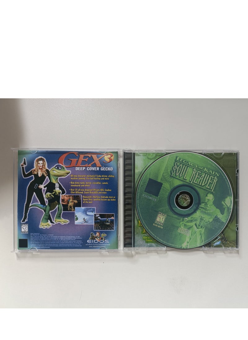 General PS1 Game Disc Protective Case Legacy of Kain Soul Reaver Unlock Console Station1 Retro Optical Drive Video Game Parts  - Image 4