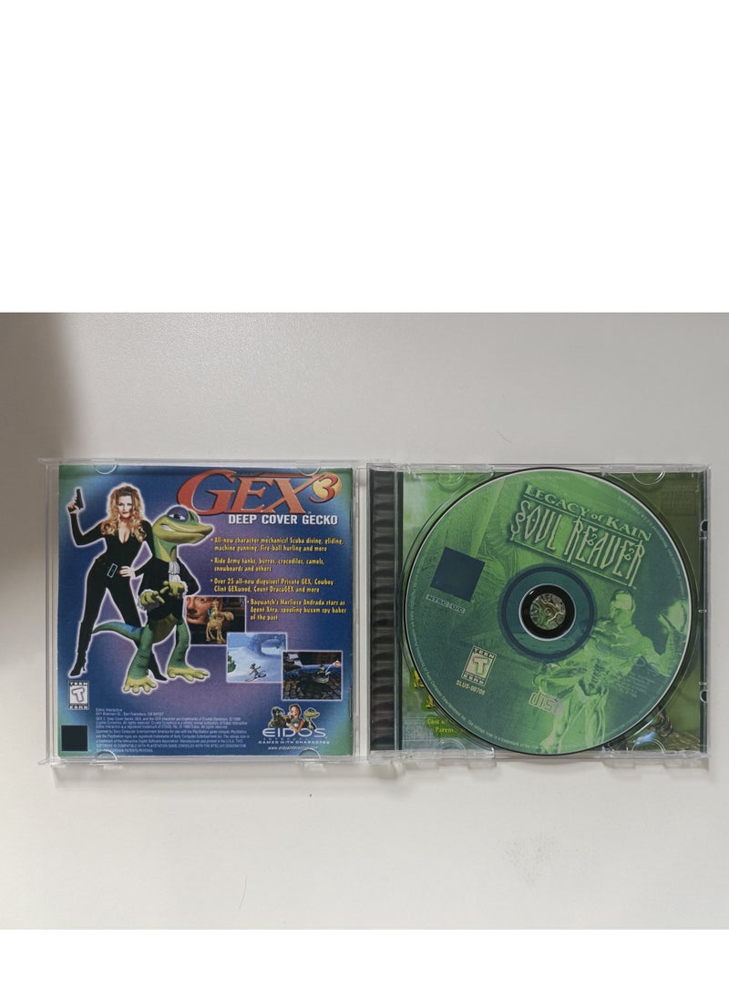 General PS1 Game Disc Protective Case Legacy of Kain Soul Reaver Unlock Console Station1 Retro Optical Drive Video Game Parts  - Image 3