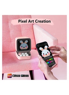 Divoom Divoom Ditoo Pro Bluetooth Mini Speaker - Pink  - Image 3