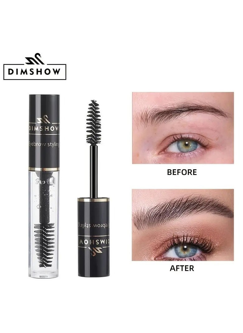DIMSHOW Waterproof Eyebrow Gel - Anti-Smudge, Long-Lasting Hold to Create a Natural Look. The Ideal Gift for Women on Valentine's Day and Mother's Day. Sweat-Resistant, Ensuring a Flawless Eyebrow Makeup. - Image 1