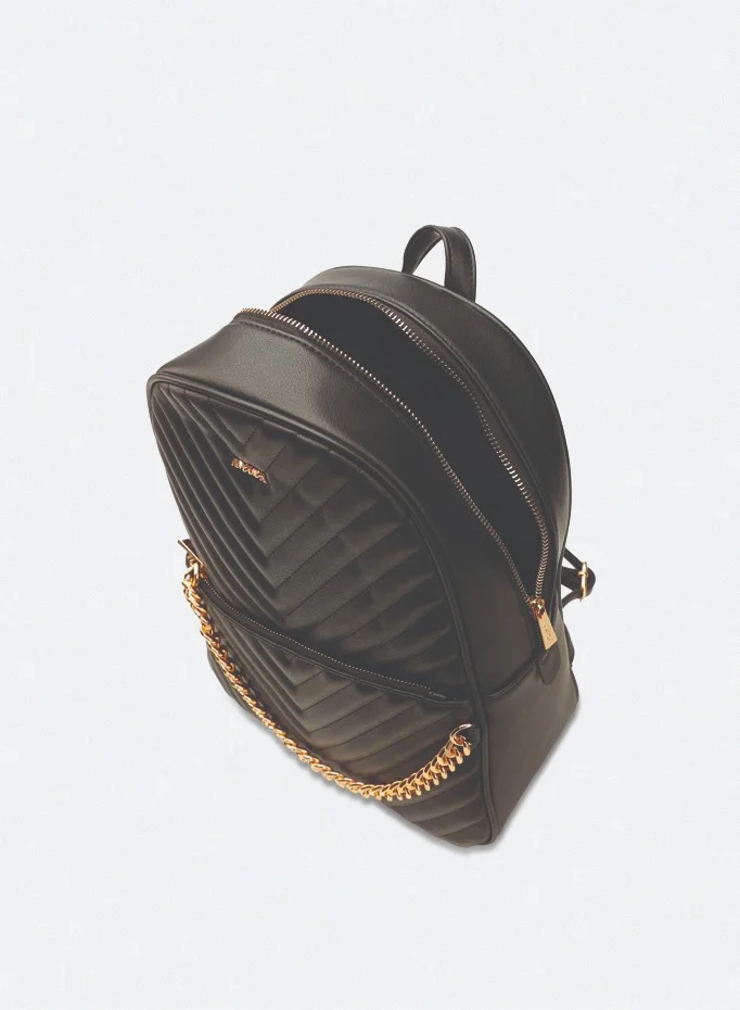 AMICA Estela Quilted Women Backpack - Black
