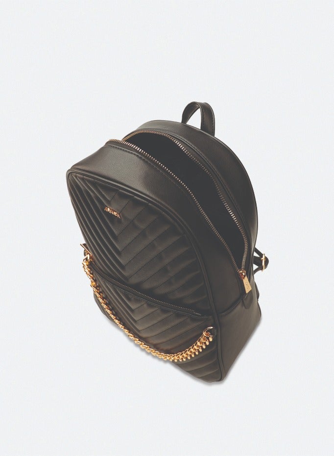 AMICA Estela Quilted Women Backpack - Black - Image 4
