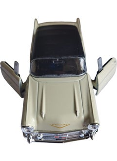 Licensed 1957 Chevrolet Bel Air Pull and Drop Model Metal Car (1:34) Cream - pzsku/Z1B7D2F076884C41E8B96Z/45/_/1725725162/374a1a36-926d-4807-8e70-4b85f4318985