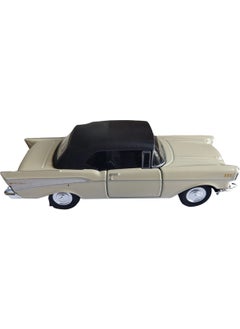 Licensed 1957 Chevrolet Bel Air Pull and Drop Model Metal Car (1:34) Cream - pzsku/Z1B7D2F076884C41E8B96Z/45/_/1728062508/78453736-36ac-4d3a-93fe-c09180c473af