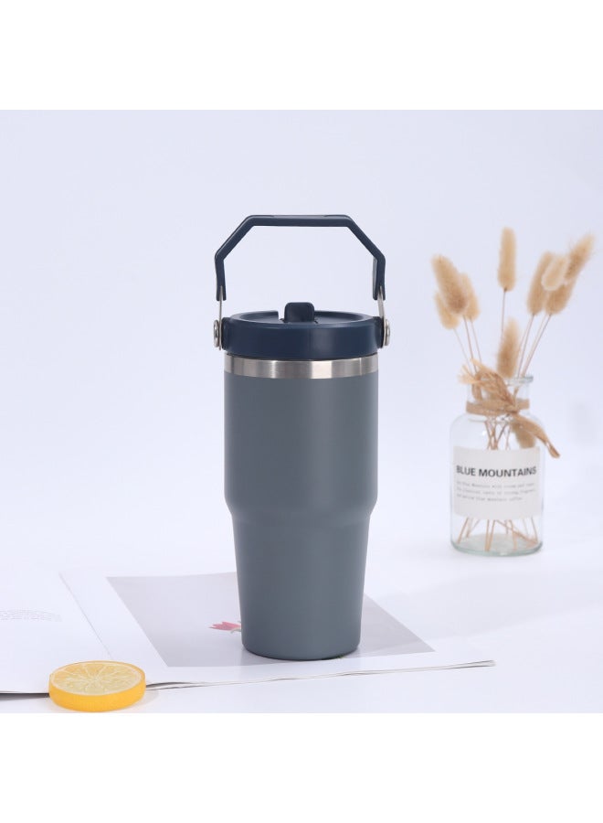20/30oz Ice Cup Portable Car Cup 304 Vacuum Stainless Steel Thermos Cup Outdoor Travel Ice Cup
