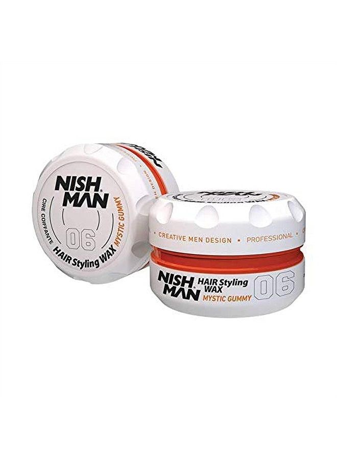 NISHMAN Hair Styling Series (06 Mystic Gummy AQUA WAX, 150ml) - Image 1