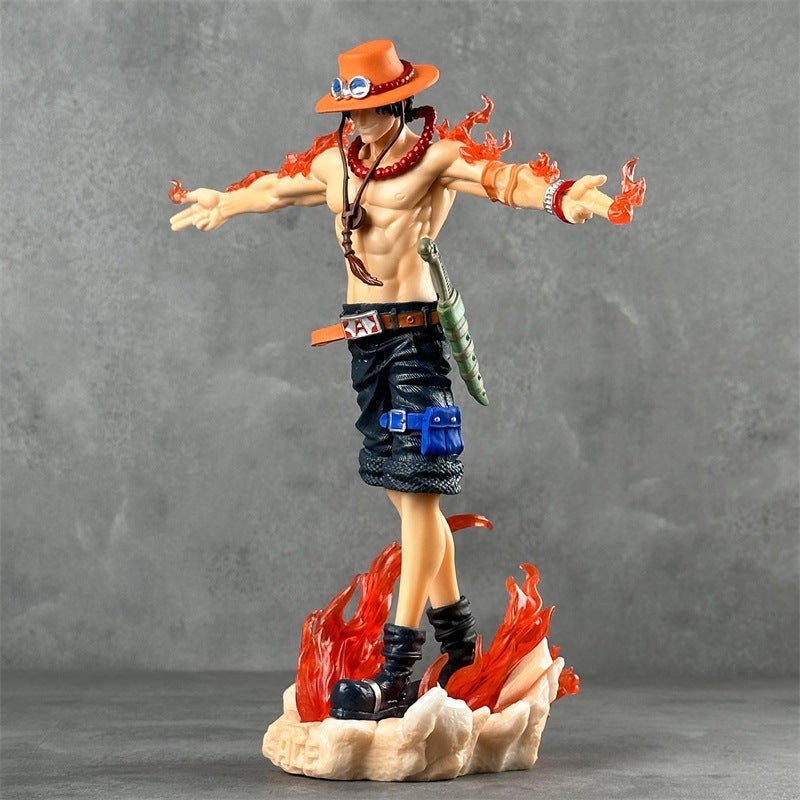 One Piece Action Figure Ace with Extended Arms - Image 3