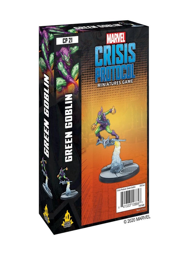 Atomic Mass Games Marvel: Crisis Protocol Green Goblin CHARACTER PACK - Unleash Chaos with the Goblin King! Tabletop Superhero Game, Ages 14+, 2 Players, 90 Minute Playtime, Made by Atomic Mass Games - Image 1