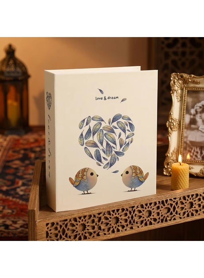 200 كتاب ألبوم تخزين الصور ، كتاب ألبوم 6 بوصة ، تخزين الصور بسعة كبيرة ، لأولاد الزفاف العائلي والبنات - Image 4