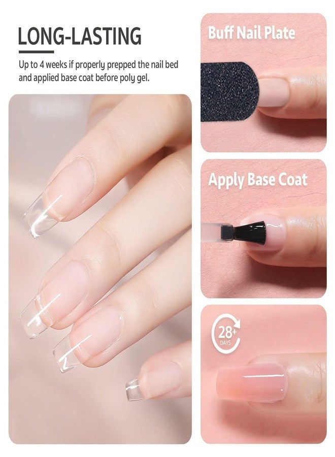 BOLT BEE 30 ML Polygel tubes Polygel For Nails Extensions Finger nail art Manicure Acrylic gel Varnish hybrid UV Poly gel- SHADE (clear) - Image 2