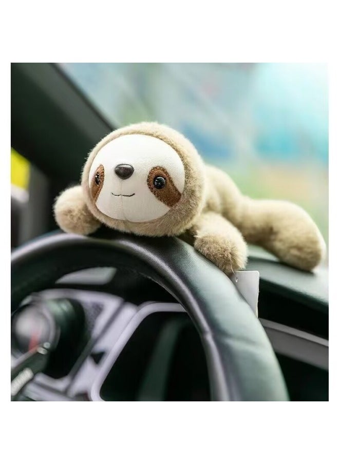 Generic - Hao Weida Love Pet Simulation Lie Lie Lie Bear Cat Tree Lazy Bear Plush Toy Doll Ornaments Palm Treasure Short Plush Cross-border-Specifications:Love Pets Of Sand Skin Dogs-Color:The Length Of The Party Is About 20cm - Image 1