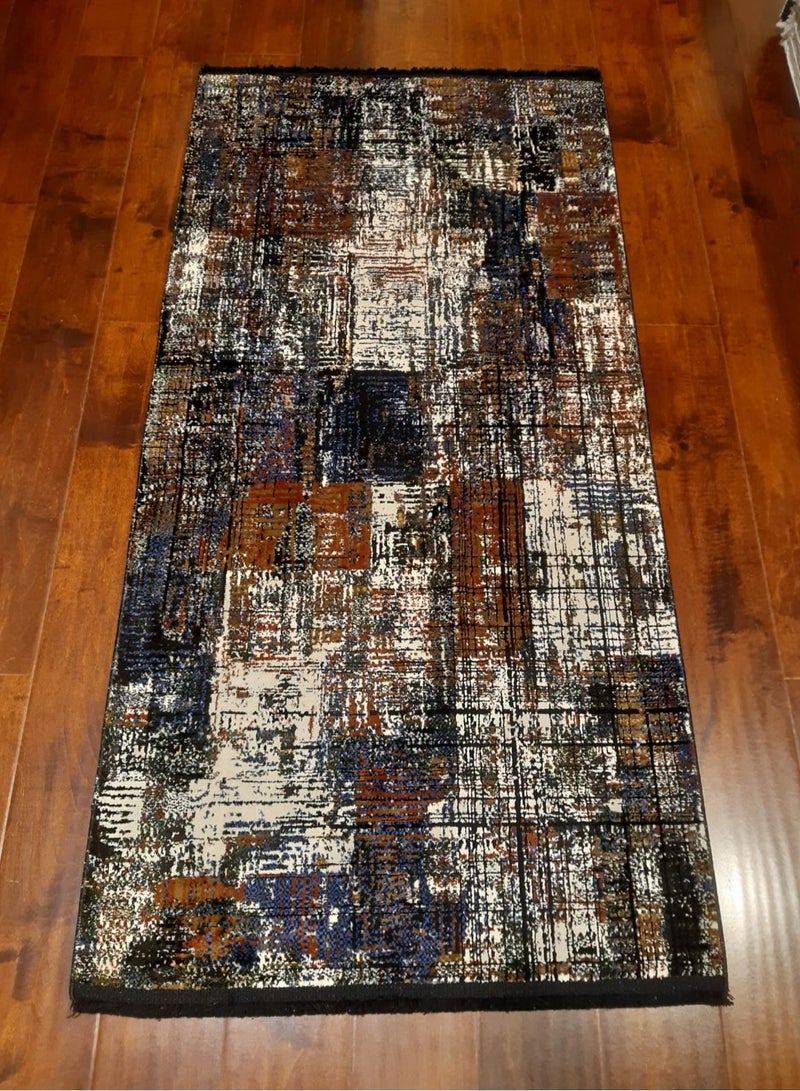 Turkish machine-made rug color 80x150 cm for living room - Image 1