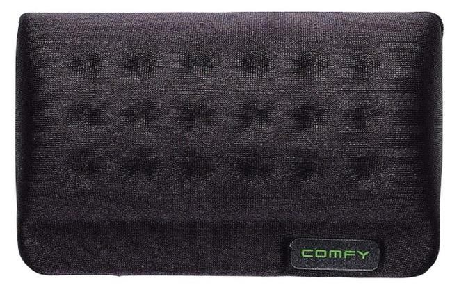 كومفي مسند معصم الماوس الفأرة، وسادة مسند معصم لسهولة الكتابة وتخفيف الألم، مسند معصم لوحة المفاتيح، مسند معصم من إسفنج الذاكرة للمكتب/الألعاب/الكمبيوتر/الكمبيوتر المحمول/وسادة مسند معصم الفأرة لدعم الألعاب (أسود)، مقاس واحد - Image 1