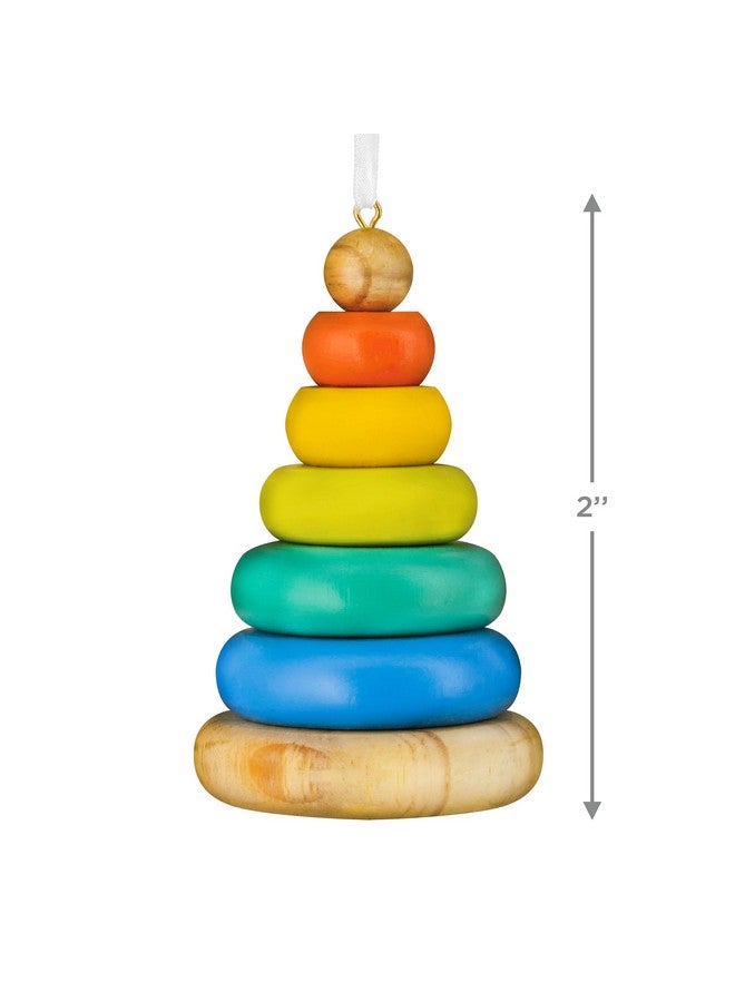 Hallmark Hallmark Stacking Rings Baby Toy Christmas Ornament  - Image 2