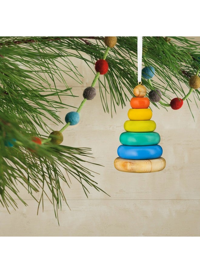 Hallmark Hallmark Stacking Rings Baby Toy Christmas Ornament  - Image 3
