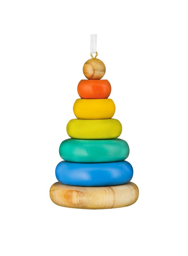 Hallmark Hallmark Stacking Rings Baby Toy Christmas Ornament  - Image 1