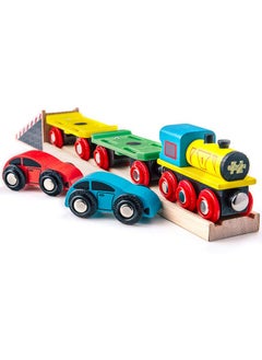 Bigjigs Rail Bigjigs Rail Wooden Car Loader - Other Major Rail Brands are Compatible  - Image 2