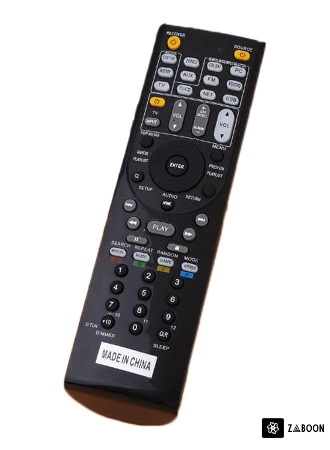 Zaboon Audio/Video Receiver TV Remote Control For ONKYO RC-834M HDTV Black