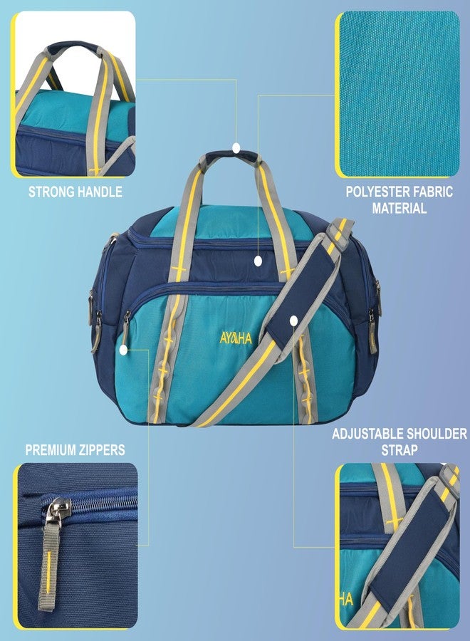 Ayaha Travel Bag, Weekender Duffle Bag, Luggage Bag for Travelling, Cabin Bag with Adjustable Long Strap, Multi Pockets & Light Weight to Carry (50x26x30cm) 39 Liter - Image 5