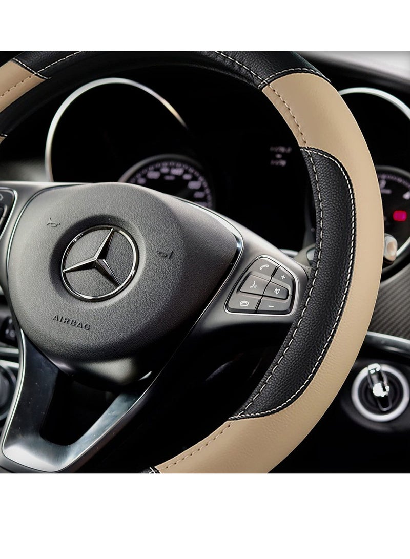 KASTWAVE Car Steering Wheel Cover, Non-Slip, Elastic, Steering Wheel Cover for Men and Women, Universal Fit 15 Inches Cars, Vehicles - Image 1