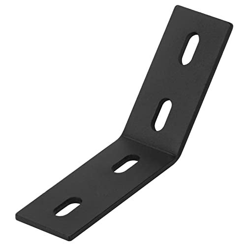 heneng 10 Pcs 135 Degree Angle Bracket, 1-1/2" Width, Slotted Adjustable Corner Braces for Wood Projects, 5/32" Thick - Image 3