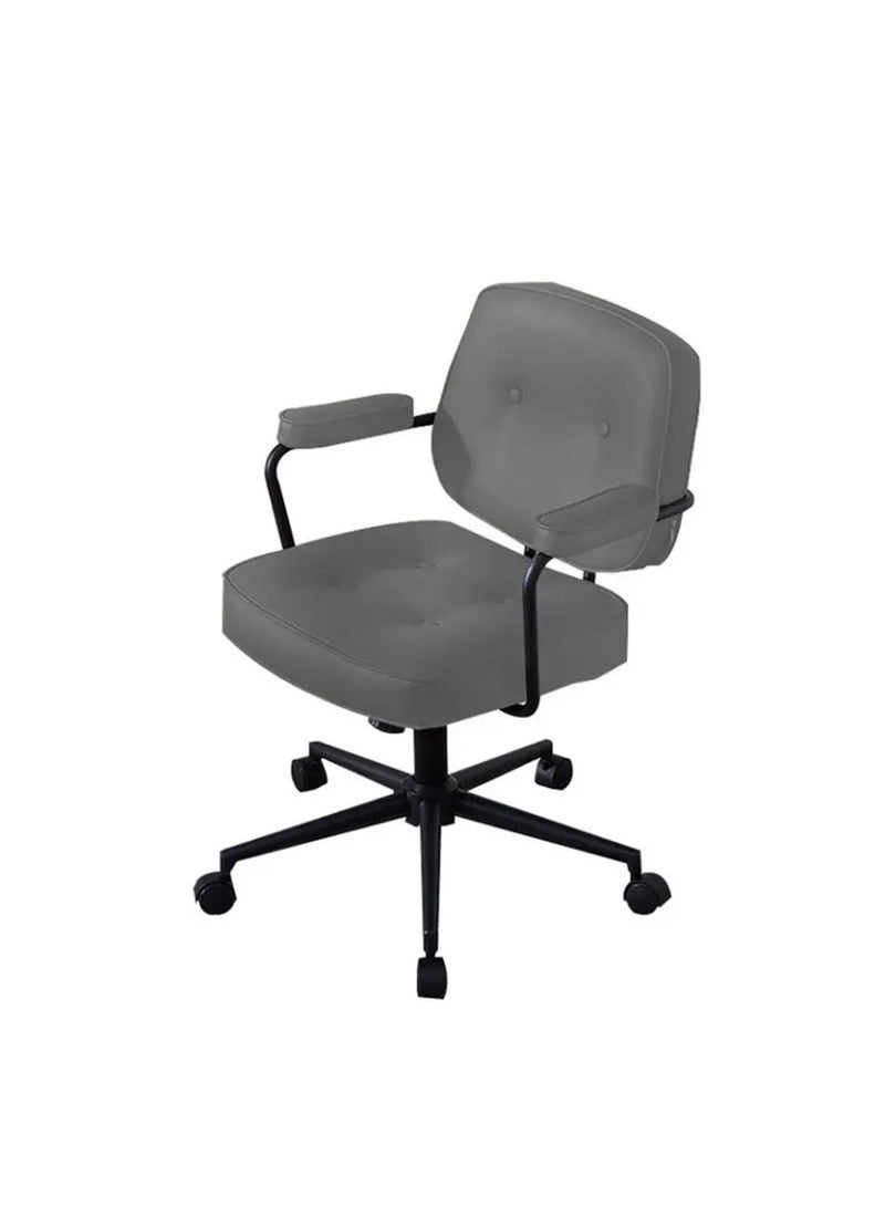 GT-Wheel Home Office Desk Chairs Technical Cloth Fabric Computer Chair with Padded Armrest and Back Support - Image 3
