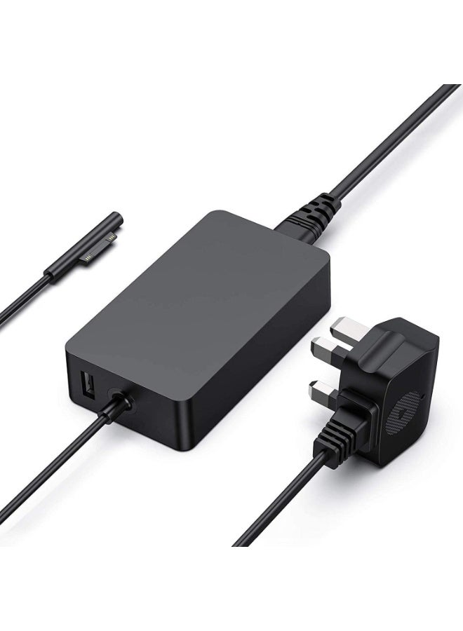 65W Laptop Charger Compatible With Microsoft Surface Pro 3 4 5 6 7 8 9 10 11 12 X,Surface Laptop 1 2 3 4 5 6 7 Surface Book 1 2 3,Surface Go 1 2 3, Surface 65W 44W 36W 24W Power Adapter - Image 2