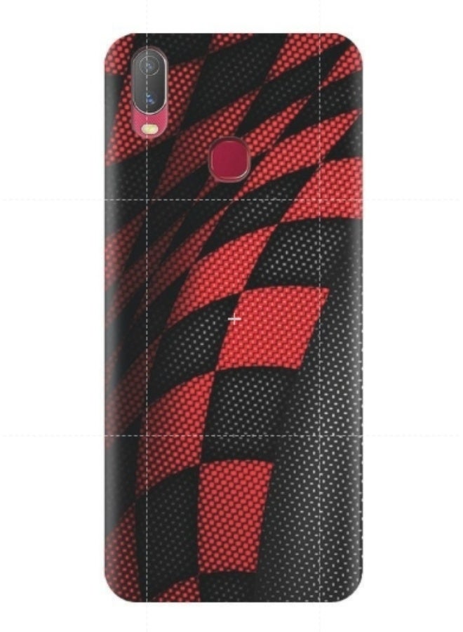 AMC DESIGN Protective Case Cover For Vivo Y11 Red/Black