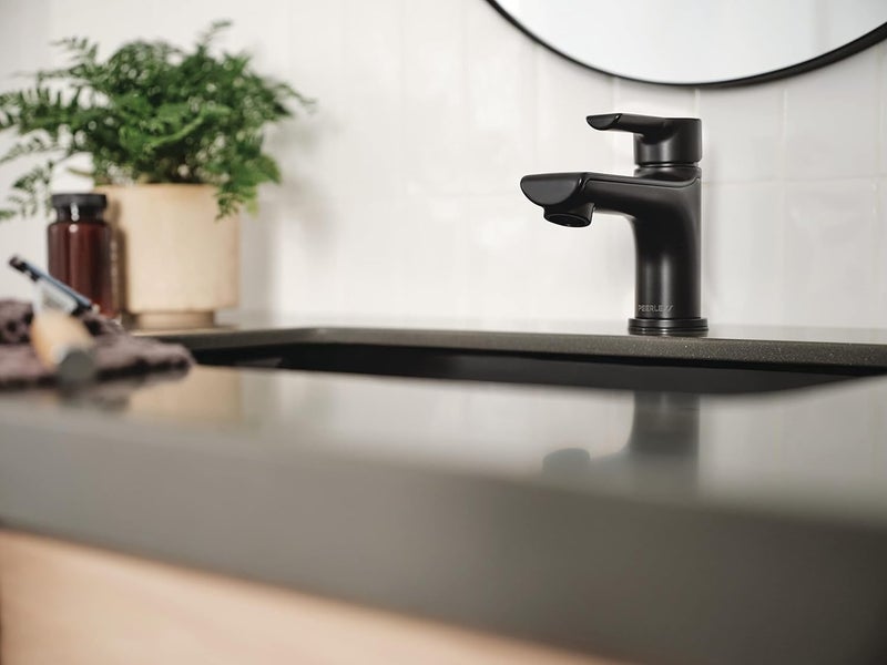 Peerless P1512LFBLM05 Flute Bathroom Faucet 05 GPM Flow Rate Matte Black - Image 4
