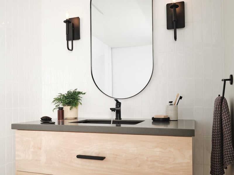 Peerless P1512LFBLM05 Flute Bathroom Faucet 05 GPM Flow Rate Matte Black - Image 5