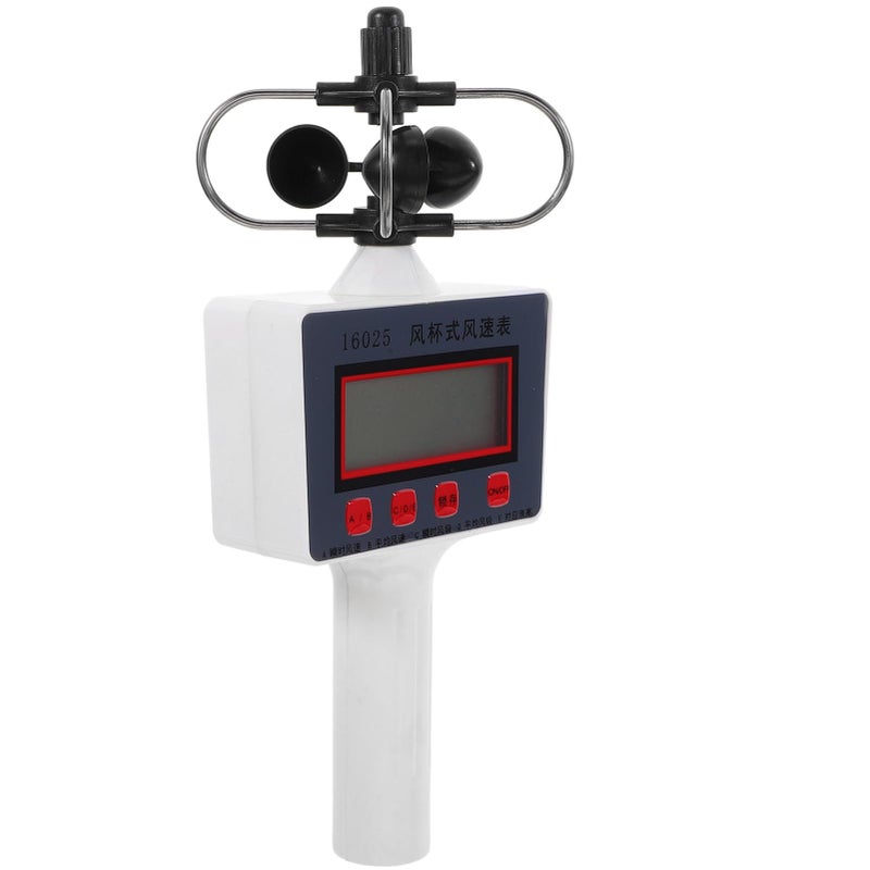 مقياس سرعة الرياح الرقمي المحمول بشاشة LCD للاستخدام في تعليم الجغرافيا والزراعة - Image 2